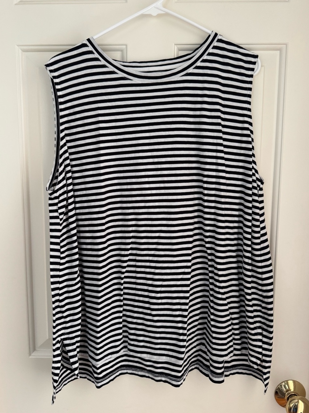 Eileen Fisher Organic Cotton Stripe Tank Top